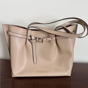 Michael Kors Beige Leather Tote